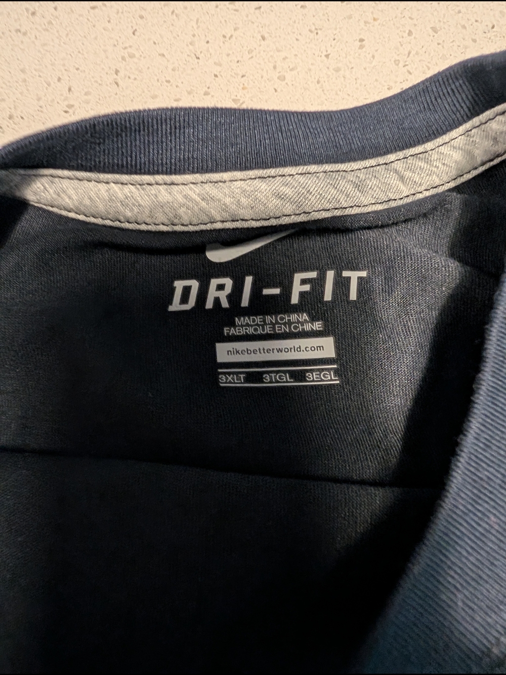 Nike Dri-FIT Athletic Top in Black